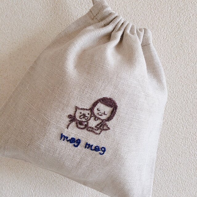 おさんぽ巾着　モグモグ