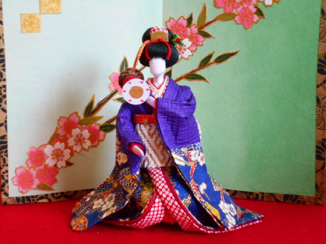 日本人形　木目込み人形　舞妓人形　在銘　時代箱付　C　6197 j020.jpg