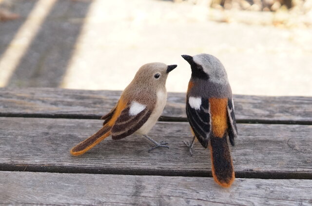 M様ご予約】ジョウビタキ つがい | iichi 日々の暮らしを