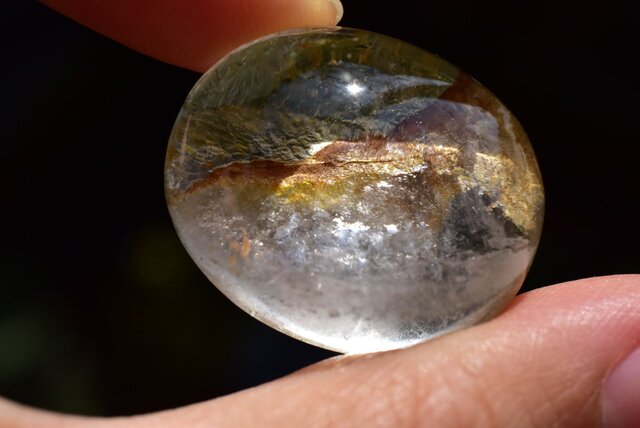 透明感☆ライモナイト☆山☆クォーツインクォーツ ルース gar209