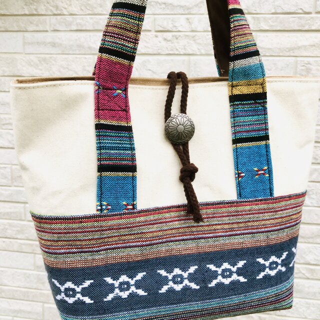 Mexican☆mini tote bag【帆布】の画像1枚目