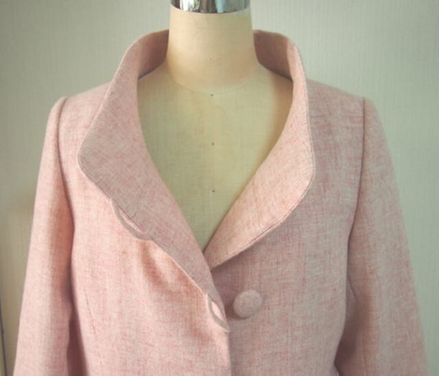 MITSUMINE ヴィンテージ　古着　イタリア製　ウールコート　くるみボタン MITSUMINE ヴィンテージ 古着 イタリア製 ウールコート くるみボタン