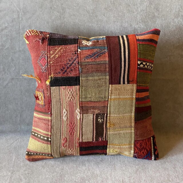 50cm　キリムピロー・ハンドメイドクッションカバー　K500121