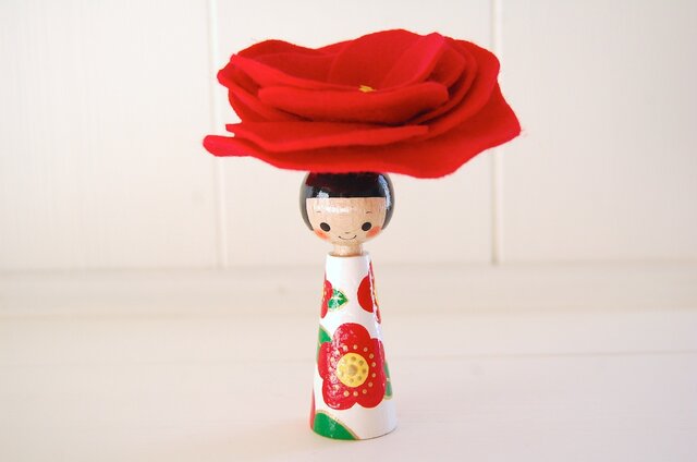 ＊あなたの為に咲く花＊指人形・hand puppet［８２］の画像1枚目
