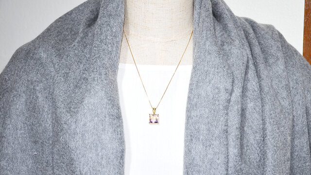 K18 アメトリン ダイヤ ペンダントトップ BW0333CIN | iichi 日々の