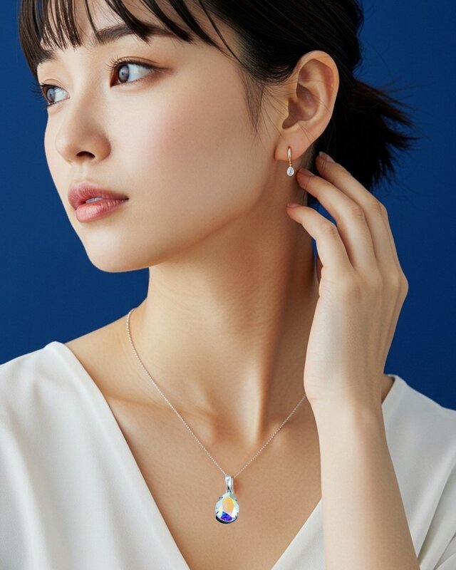 スワロフスキー　クリア　クリスタル まとめ売り ネックレス ピアス SWAROVSKI スワロフスキー ネックレス ピアス セット Originally