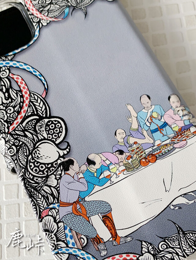 受注製作 ゆるふわ男子 Iphone手帳型ケース Iichi ハンドメイド クラフト作品 手仕事品の通販