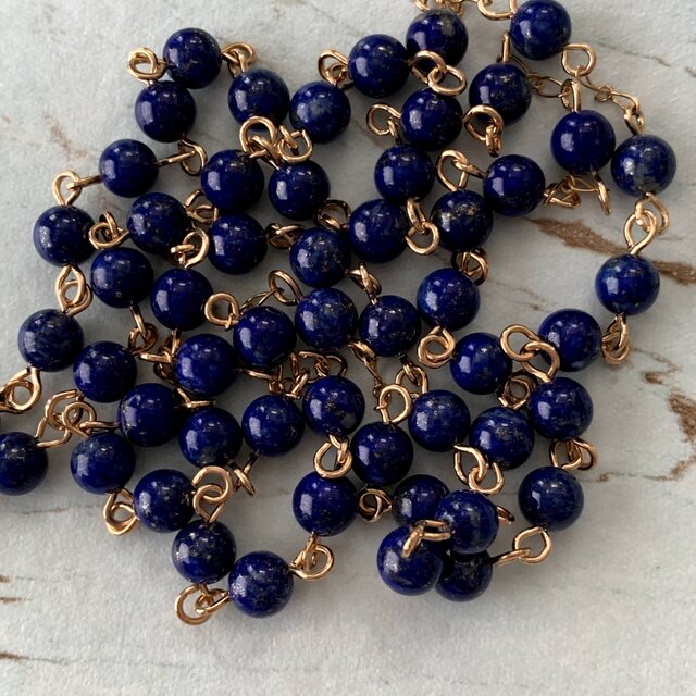 ☆ラピスラズリ ロザリオ☆ ~Lapis Lazuli~ Gold ver. Ludique Lapis Lazuli Gold ｜Baqless 日本公式サイト