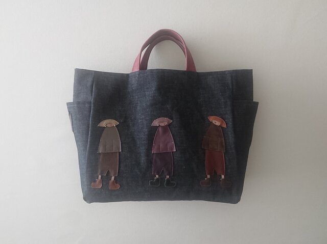 annco denim tote (L)の画像1枚目
