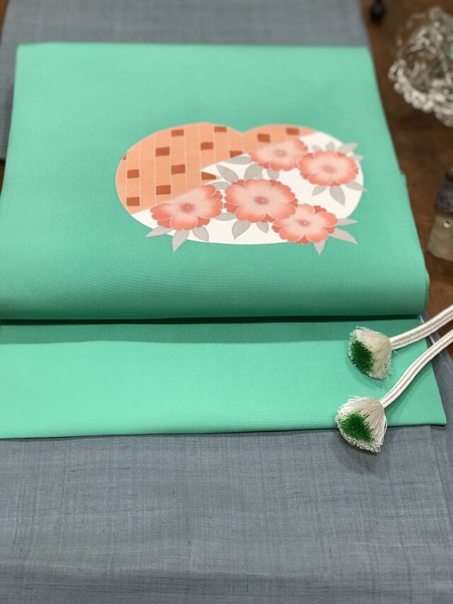 正絹 塩瀬なごや帯の画像1枚目