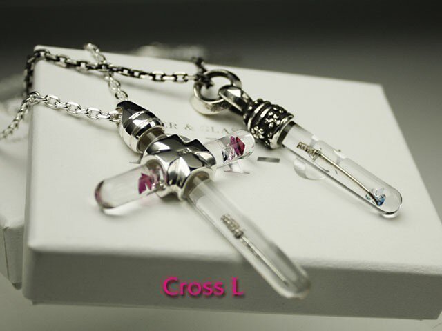 Cross L Pendant クロスペンダントL レッドカラー-