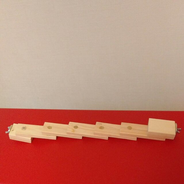 変幻自在階段止まり木(天然木)（TOY-15-002)