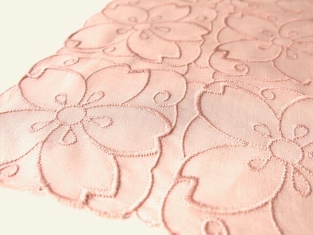 ハンドメイドハンカチ　桜姫 ハンドメイドハンカチ桜姫様