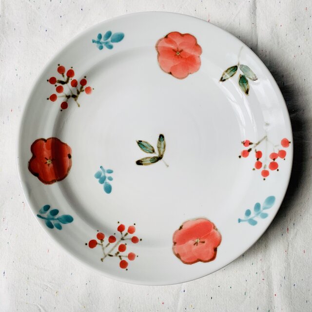 祝いの器 7寸リム皿の画像1枚目