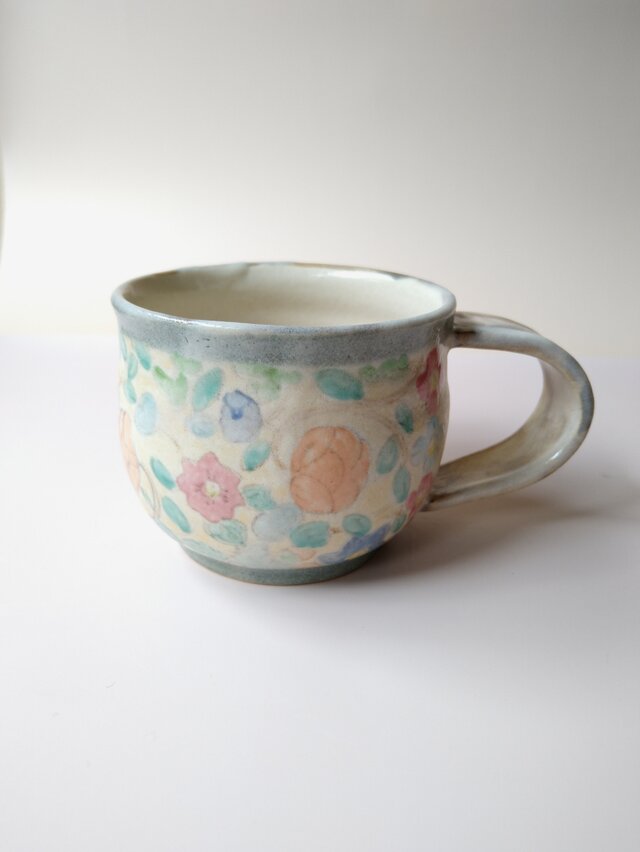 更紗みのりコーヒーカップ aの画像1枚目