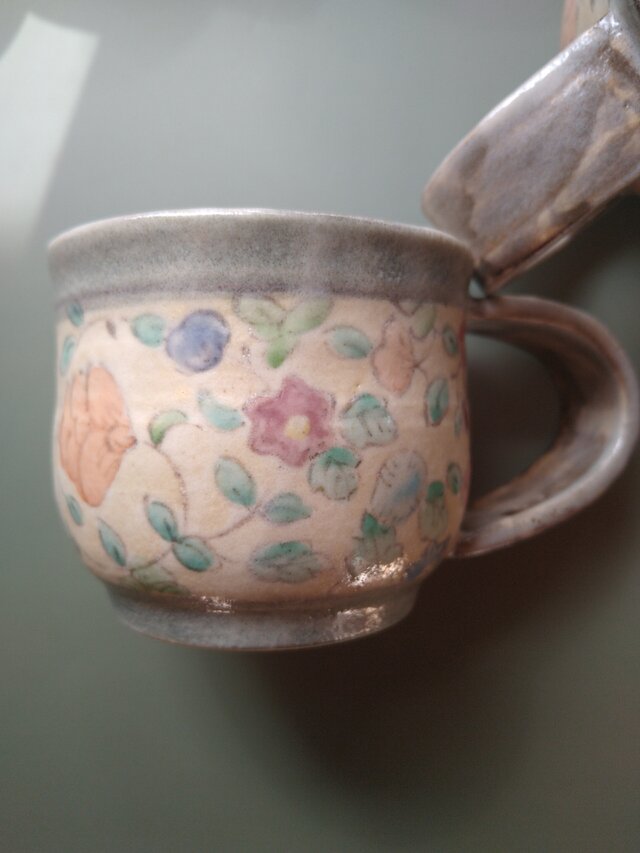 更紗みのりコーヒーカップ bの画像1枚目