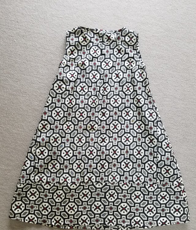 銘仙着物リメイクワンピース | iichi 日々の暮らしを心地よくする