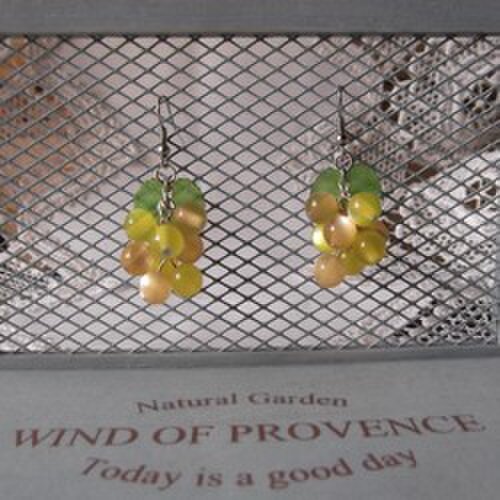 黄色い果実のピアス