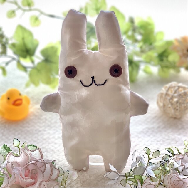 和風☆白い桜柄フニータ