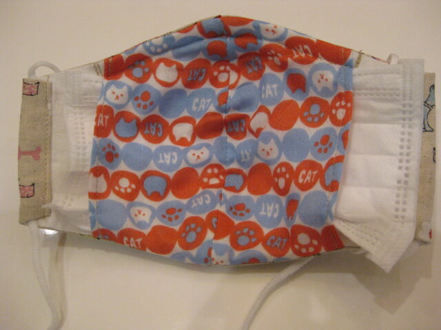 犬柄立体マスク ノーズワイヤー入りマスク Iichi ハンドメイド クラフト作品 手仕事品の通販