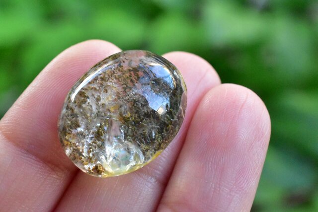 ガーデンクォーツ『クローライトインクォーツ』生命の樹マクラメ編  