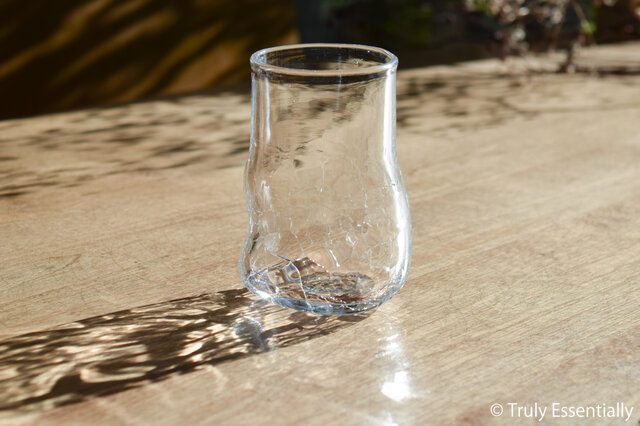 1点限定制作 】○ 無色透明のグラス - 「KAZEの肌 」#380・ 高