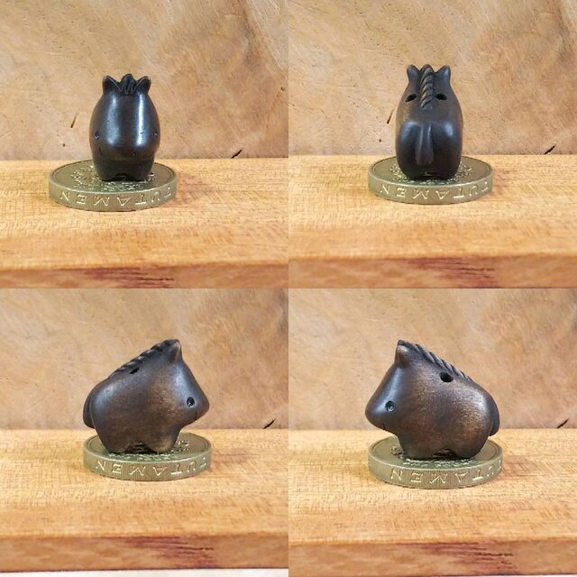 ツゲ 午 干支 根付 | iichi 日々の暮らしを心地よくするハンドメイドや