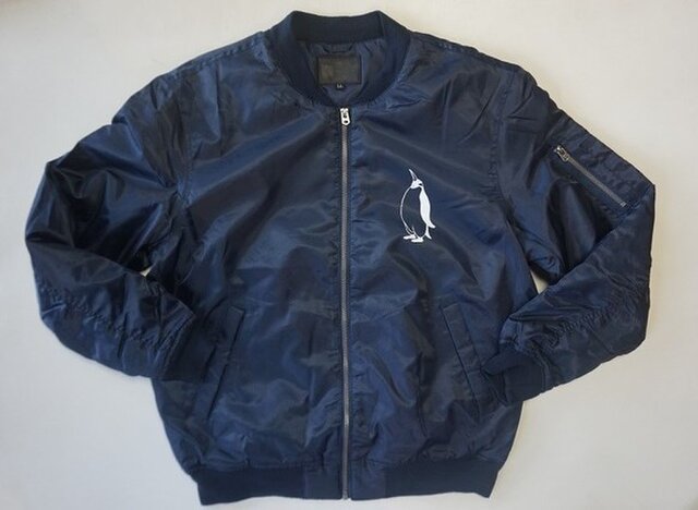 ペンギン ブルゾン ミリタリージャケット ネイビー/カーキ | iichi