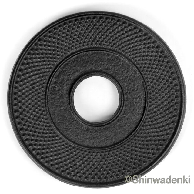 南部鉄器 鍋敷き 釜敷 丸アラレ（大）13.5cm