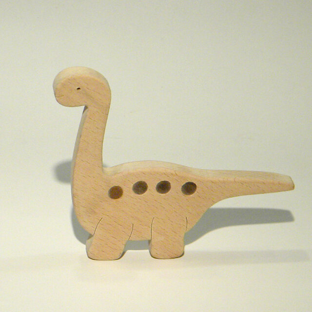 木のおもちゃ　恐竜