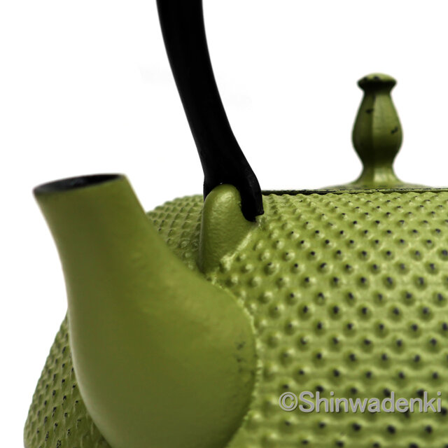 お取り寄せ】南部鉄器 鉄瓶 眞 -SHIN- 抹茶色 小 1.6L 日本製 直火・IH