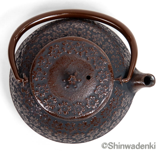 お取り寄せ】南部鉄器 ティーポット 急須 桜丸形 0.3L 日本製 内面
