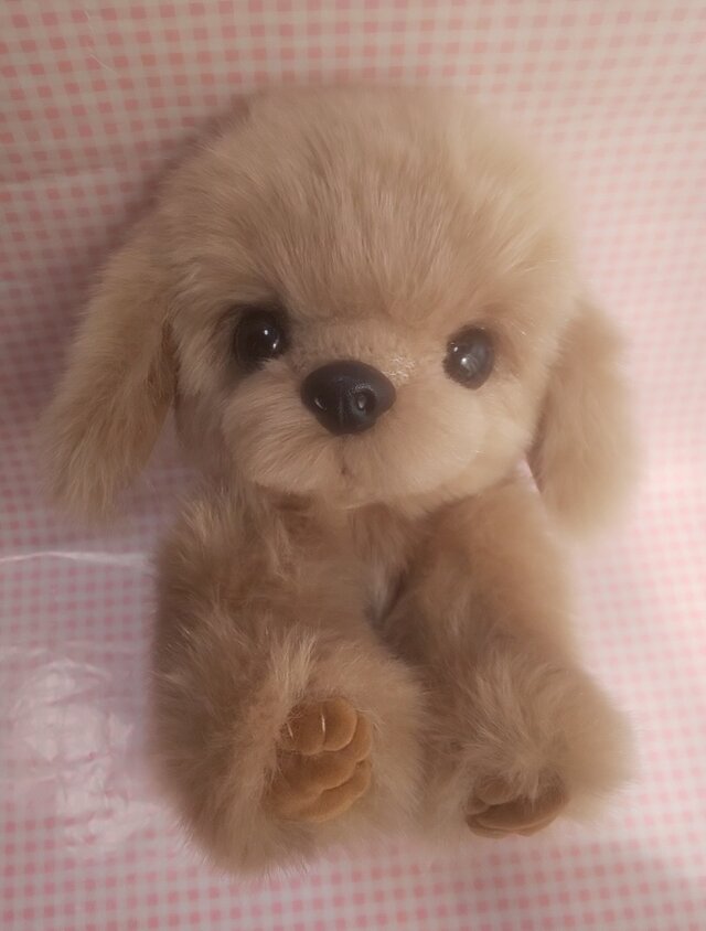 ふわふわぬいぐるみ☆垂れ耳な犬☆ブラウン | iichi 日々の暮らしを