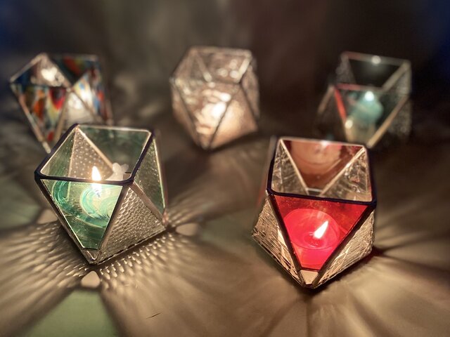 キャンドルホルダー（赤） | iichi 日々の暮らしを心地よくする