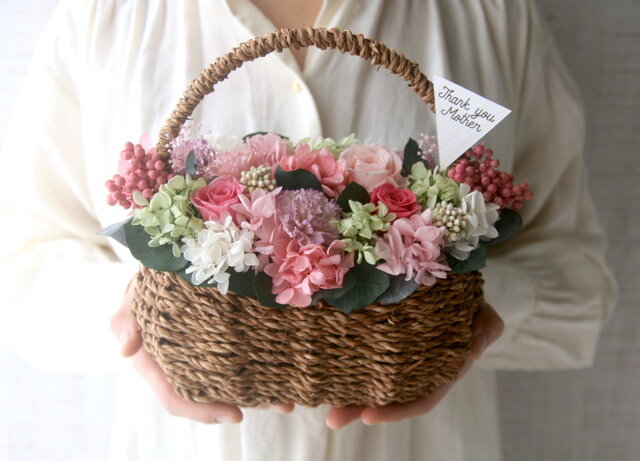 Flowerbasket Purple carnation -pink- | iichi 日々の暮らしを