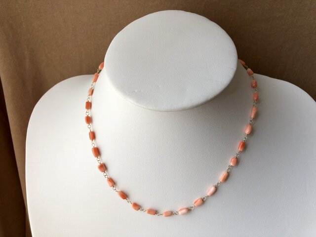 本珊瑚のネックレス | iichi 日々の暮らしを心地よくするハンドメイド