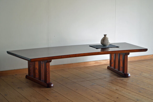 ケヤキ扇型座卓（小） | iichi 日々の暮らしを心地よくする