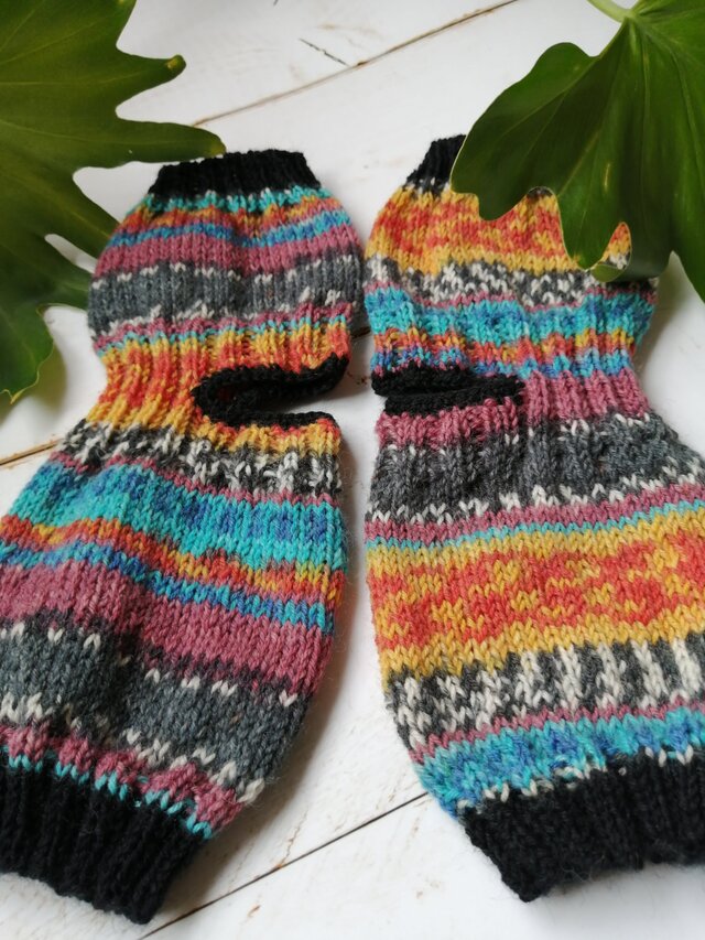 オパール毛糸のヨガソックス（魔法の聖水）