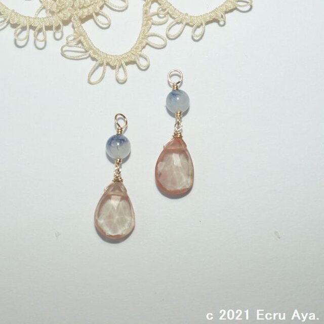 *禍を退ける*アンデシンがメインのピアスチャーム