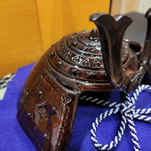 陶器の兜 「雀頭」 五月人形 端午の節句 1～3日以内に発送 | iichi