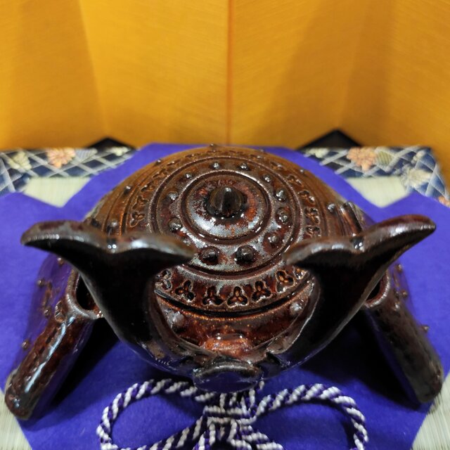 陶器の兜 「雀頭」 五月人形 端午の節句 1～3日以内に発送 | iichi