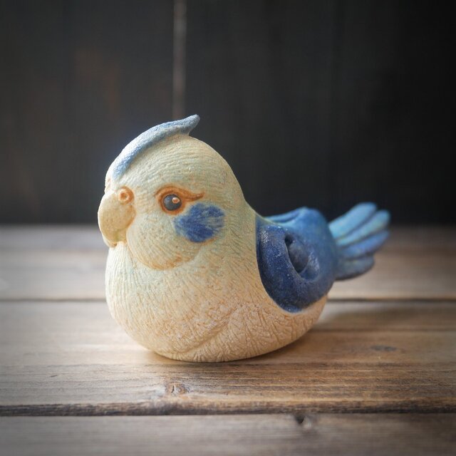 青色のオカメインコ no.5 | iichi 日々の暮らしを心地よくする