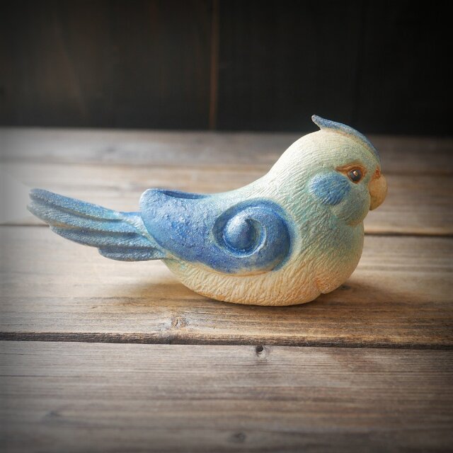 青色のオカメインコ no.5 | iichi 日々の暮らしを心地よくする