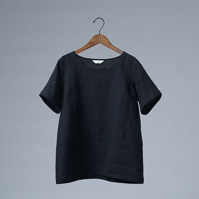 LLサイズ】【wafu】ふわっと 軽くやさしい 雅亜麻 Linen Top リネンT