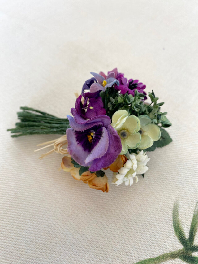 布花 Corsage petit bouquet Iの画像1枚目