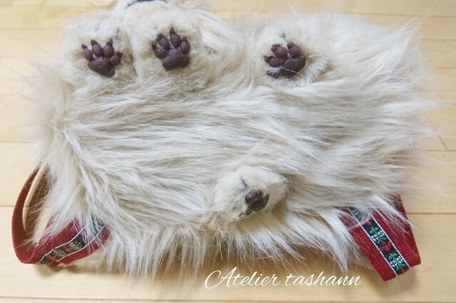ハンドメイド　作家様　　犬　ポメラニアン　リュックサック ハンドメイド 作家様 犬 ポメラニアン リュックサック
