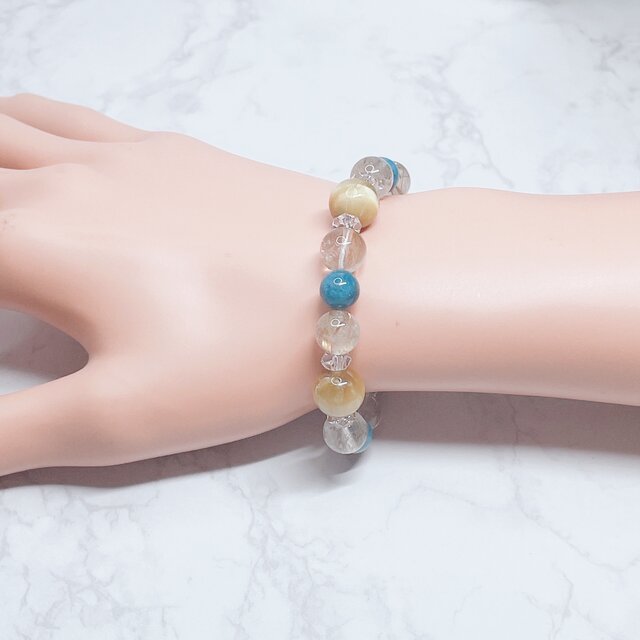 再販60点以上】金運を呼び込み、安泰へ ゴールデンタイガーアイ ルチル