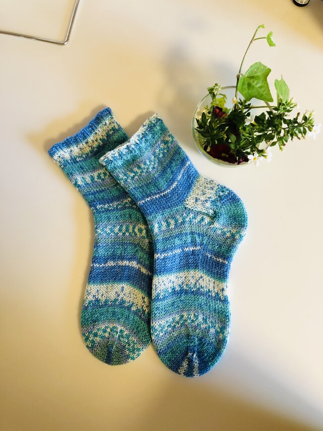 No.521 手編み靴下