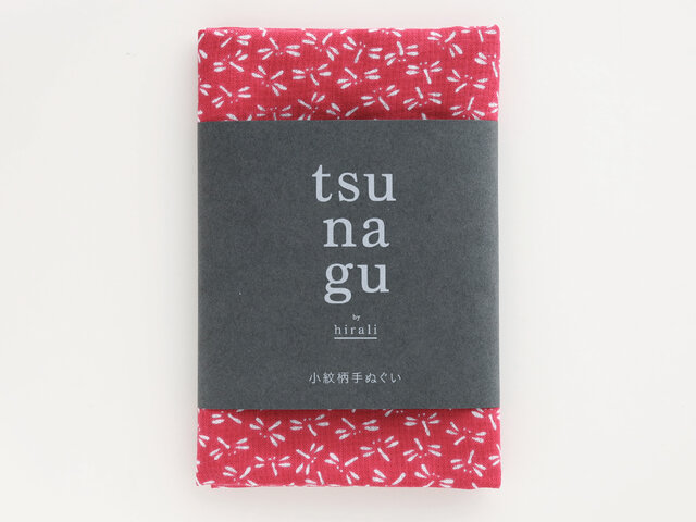 tsu na gu 小紋柄手ぬぐい ~とんぼ~の画像1枚目