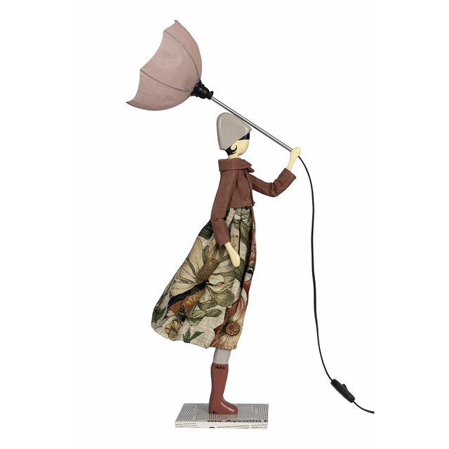 【2021年春夏モデル】風のリトルガールおしゃれランプ Kynthia テーブルランプ 受注製作 送料無料